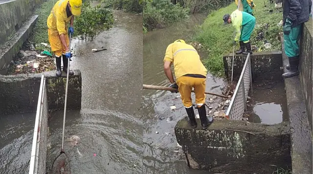 Cubatão executa manutenção por toda a cidade para mitigar efeitos das chuvas desta semana