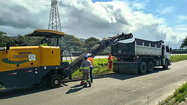 Transformação das marginais da SP-055 avança em Itanhaém com frentes de obras da CNL