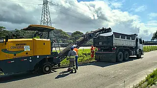Transformação das marginais da SP-055 avança em Itanhaém com frentes de obras da CNL