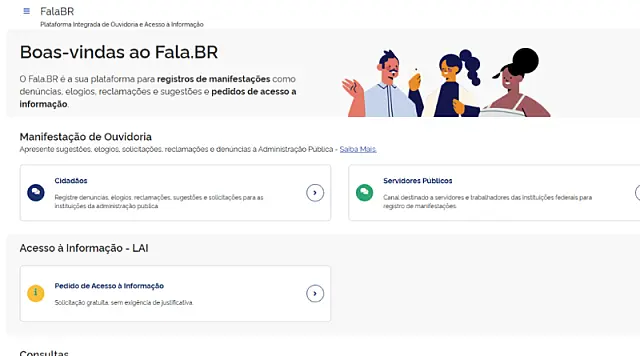 Ouvidoria: munícipes devem utilizar plataforma Fala.BR para manifestações