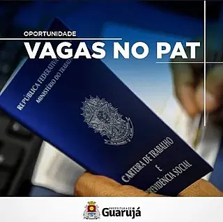 PAT de Guarujá oferece 103 vagas de emprego nesta terça-feira (01)