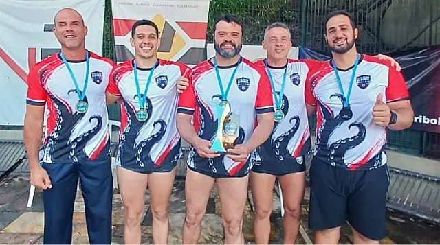 Time PG de biribol é campeão da 4ª etapa da Liga Metropolitana