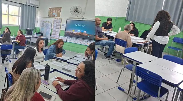 Profissionais da rede de ensino de Cubatão participam da formação Alfabetiza Juntos SP