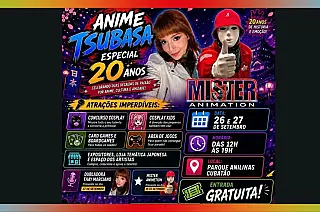 Cubatão recebe edição especial 20 anos do “Festival Anime Tsubasa” neste final de semana (26 e 27)