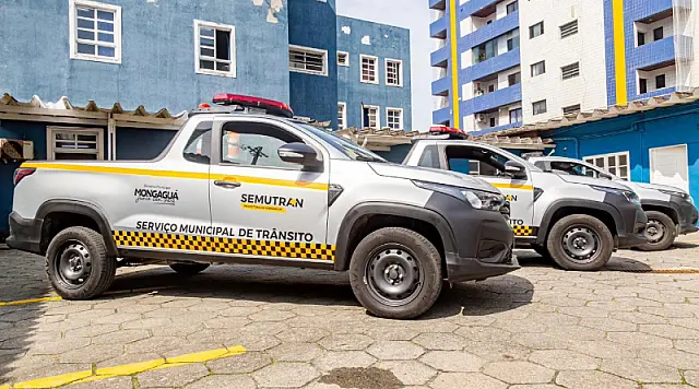 Semutran reforça frota com duas novas viaturas em Mongaguá