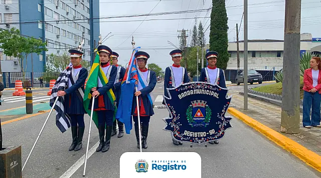 Registro realiza Ato Cívico em celebração ao Dia da Independência do Brasil