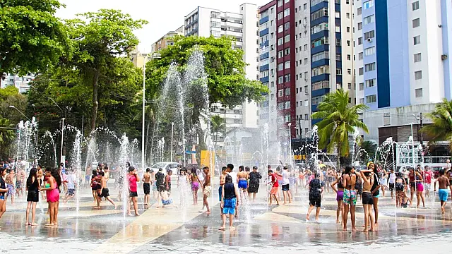 Acontece em São Vicente: Fonte das Crianças e espetáculos circenses movimentam o feriado prolongado