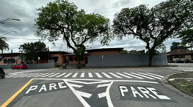 CMT revitaliza sinalização no entorno da Etec de Cubatão
