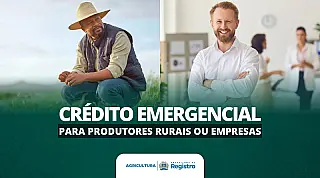 Produtores e empresas afetados pelas enchentes podem solicitar crédito emergencial em Registro