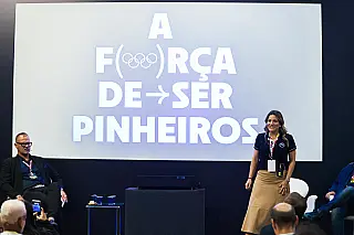 Pinheiros marca presença no segundo dia de COB Expo 2026 com comunicação e vôlei