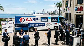 Unidade Móvel da AASP atende a Advocacia de Santos entre o fim de novembro e o início de dezembro