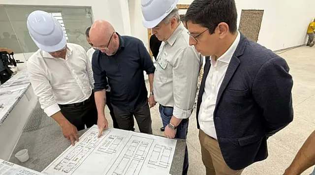 Prefeitura realiza visita técnica nas obras do Complexo Cultural e Museu da Indústria de Cubatão