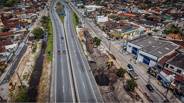 CNL avança com obras de transformação da Padre Manoel da Nóbrega; motoristas devem se programar em Mongaguá e Itanhaém