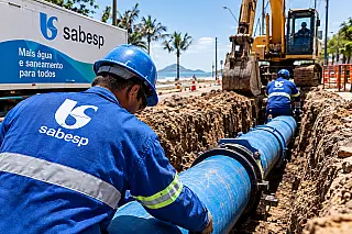 Peruíbe recebe reforço no sistema de abastecimento de água para beneficiar 50 mil pessoas