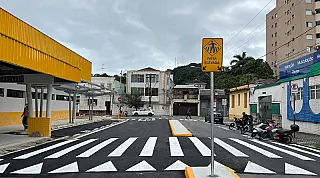 Nova Rodoviária de São Vicente recebe sinalização e acessibilidade