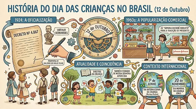 Dia das Crianças: conheça a história da data celebrada em 12 de outubro