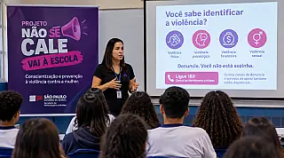 Praia Grande e Santos recebem ações do Não se Cale Vai à Escola nesta semana