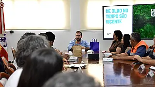 São Vicente apresenta projeto de monitoramento climático para fortalecer prevenção de riscos