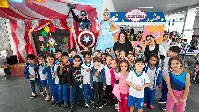 Semana da Criança leva alegria e diversão para alunos das escolas  municipais de Praia Grande