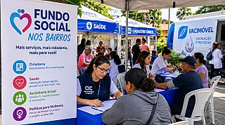 Secretaria da Justiça e Cidadania leva serviços de cidadania, saúde e assistência social ao bairro Samarita