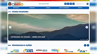 Site oficial de Cubatão ganha novo visual e amplia acesso a serviços e informações