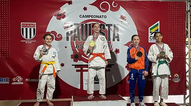 Atletas de Guarujá conquistam três medalhas de ouro no Campeonato Paulista Aspirantes de Judô