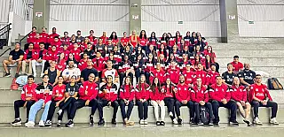 Delegação do Time PG com 400 pessoas embarca para os Jogos Abertos do Interior