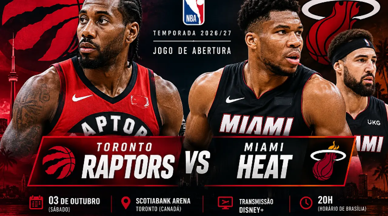 Estrelas marcam abertura da temporada 2026/27 da NBA