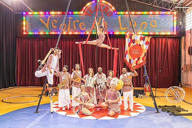 São Vicente recebe espetáculo circense gratuito na Praia do Itararé neste sábado (10)