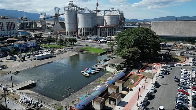 Bacia do Mercado, em Santos, terá melhorias de acessibilidade, calçadas e paisagismo