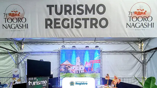 Estande da Prefeitura divulgará atrativos de Registro durante o Tooro Nagashi