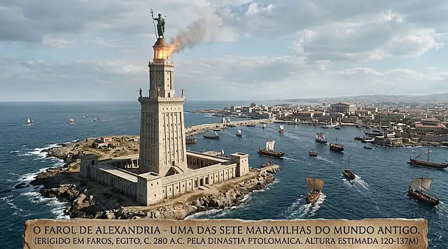 Farol de Alexandria: a grandiosa construção que guiava navegantes no Egito Antigo